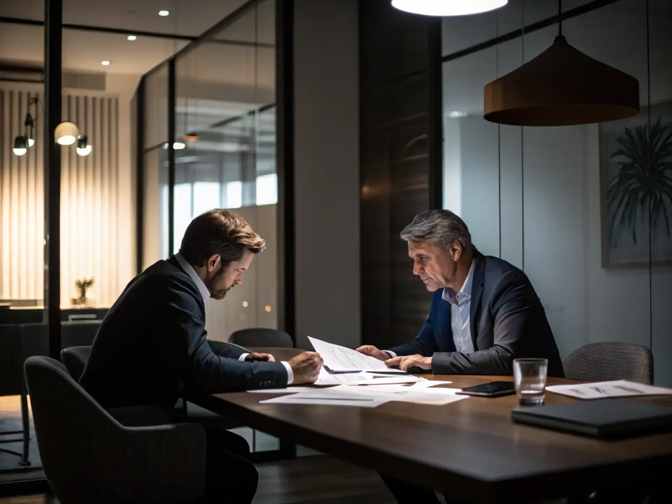 An image showcasing Samir in a consulting session with a client, discussing strategies and solutions.